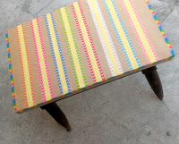 http://creativekhadija.com/2015/12/how-to-decorate-an-old-table-with-washi-tape/