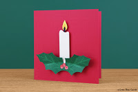 http://creabeacards.com/christmas-candle-card/