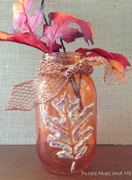 http://plumperfectandme.blogspot.com/2015/08/stenciled-dimensional-leaf-mason-jars.html