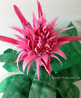 http://plumperfectandme.blogspot.com/2015/06/faux-silver-vase-bromeliad-diy.html