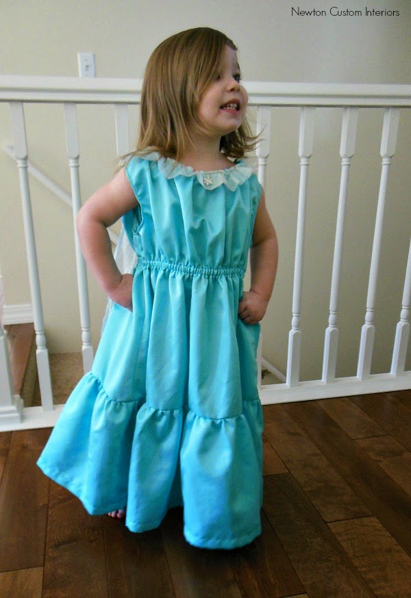 http://newtoncustominteriors.com/princess-dress-tutorial/