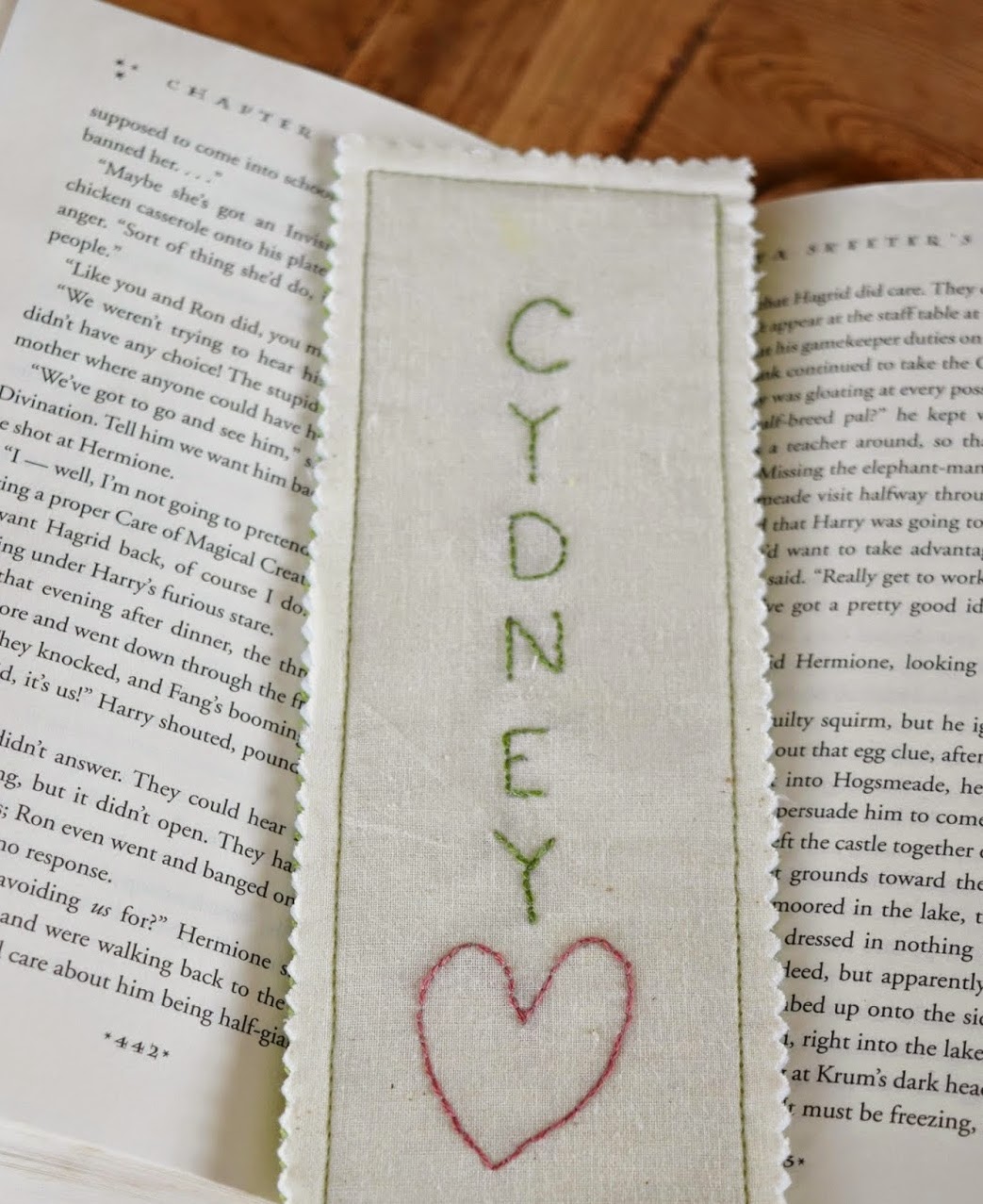 http://www.adventuresofadiymom.com/2015/01/fabric-embroidered-bookmarks.html