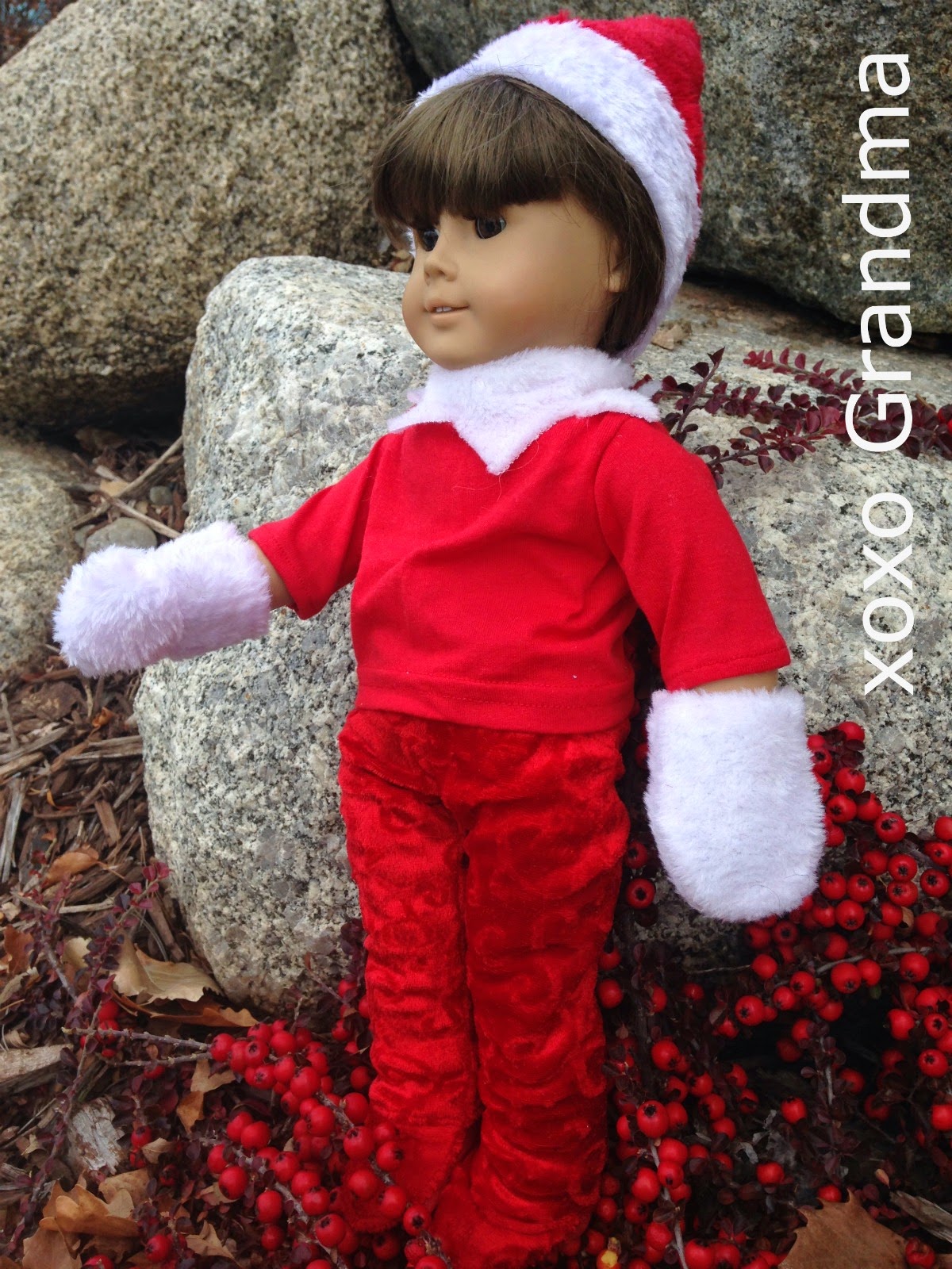 http://xoxograndma.blogspot.com/2014/12/dollar-store-purchase-doll-elf-outfit.html