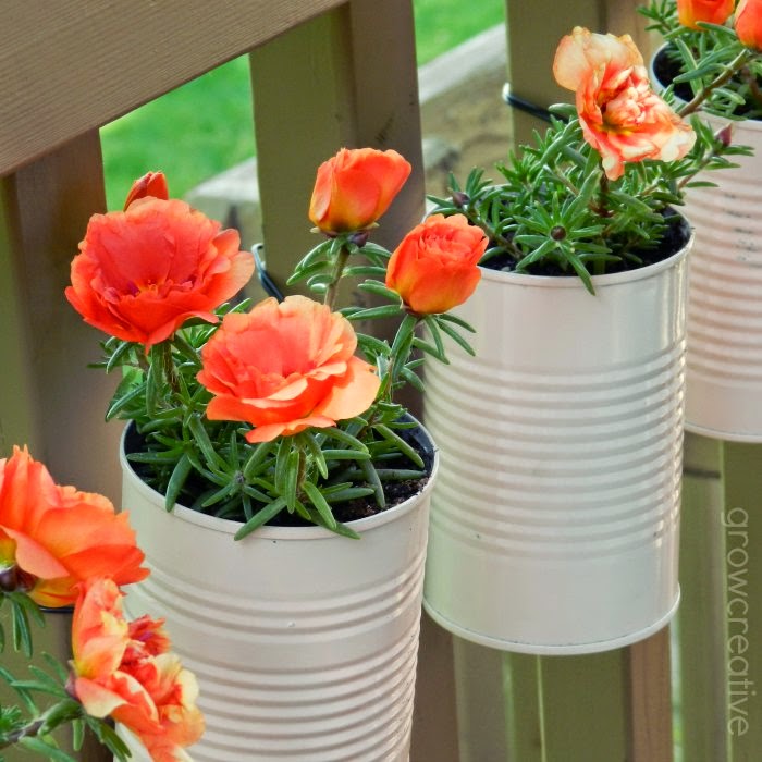 http://growcreative.blogspot.com/2014/05/vertical-tin-can-planters-tutorial.html