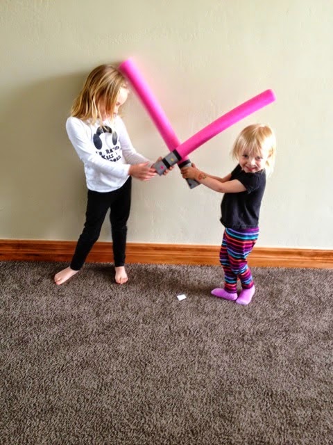 http://sisterswhat.blogspot.com/2014/05/pool-noodle-light-sabers.html